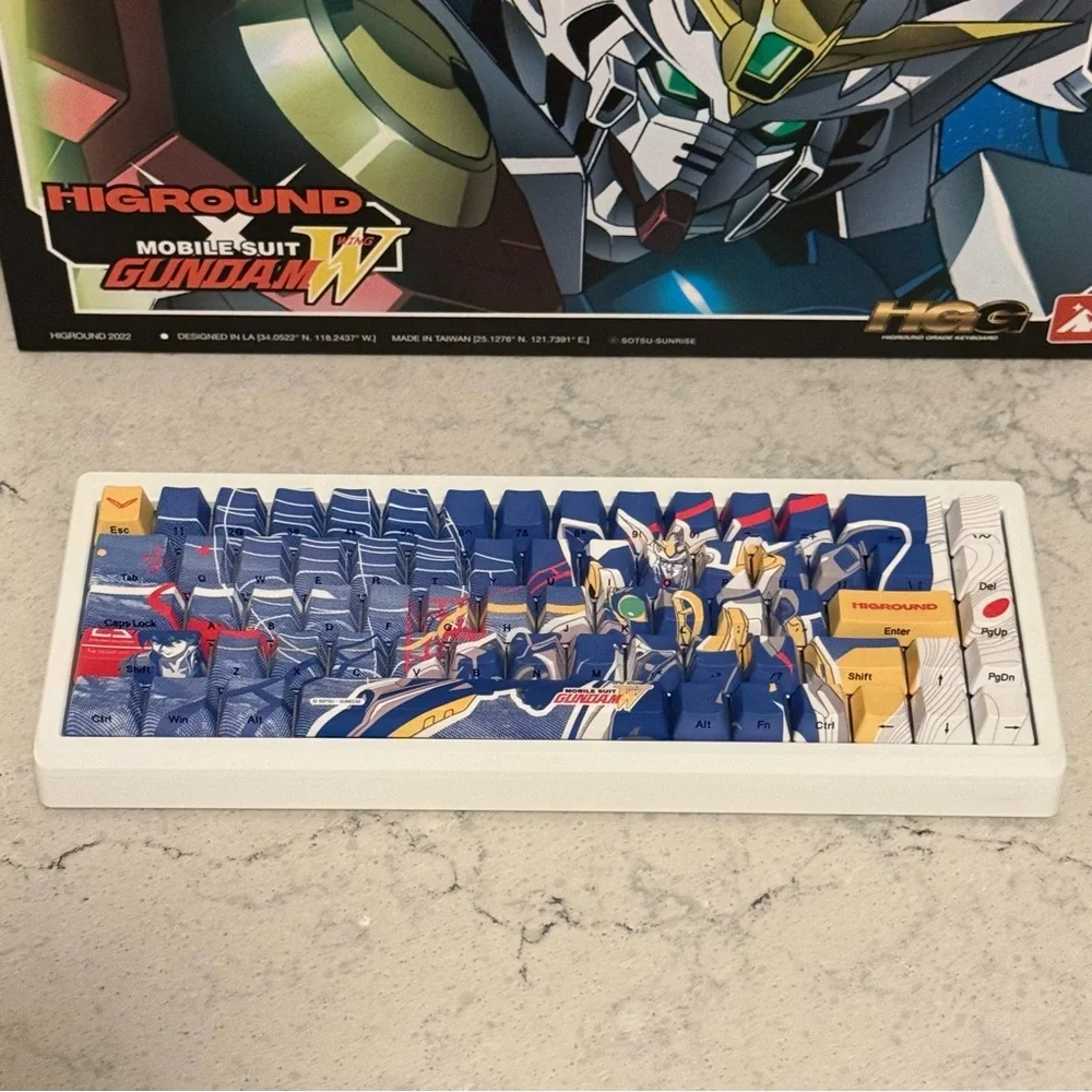 Higround x Gundam Wing Summit Keyboard